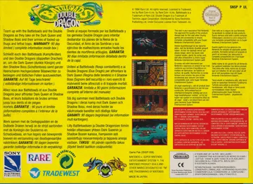 Battletoads-Double Dragon (Europe) box cover back